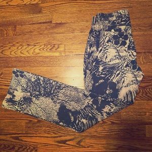 Mystical blue print pants from Mesmerize